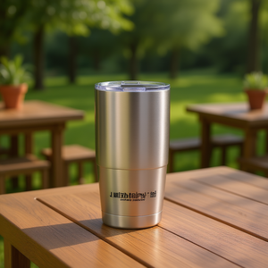 Hipdeer Stainless Steel Tumbler 14Oz Vacuum Insulated Portable Travel Mug For Coffee Party Outdoor Use - Product Image 2