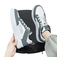 Chaussures plates rétro pour hommes avec logo personnalisé d'usine, tendance, polyvalentes, pour étudiants, jeunes, décontractées, baskets de sport