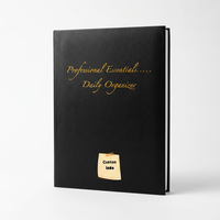 Échantillon Gratuit - Carnets de Planification A5/A3 à Couverture Thermique avec Impression de Logo Personnalisé Effet Bronzé - Vente Chaude
