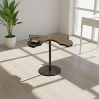 Table basse carrée moderne convertible à prix d'usine, décorative, extensible, en bois, pour salon, personnalisable