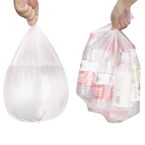 Recyclable Fragrance extraction thickened roll-up garbage vest bags disposable trash bags