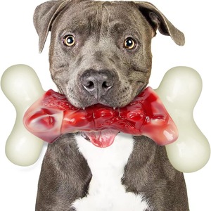 UliLink Langlebiges Nylon-Hundespielzeug mit Hühnergeschmack, Unzerstörbar und Umweltfreundlich, 100g für Starke Kauer und Große Hunde - Product Image 2