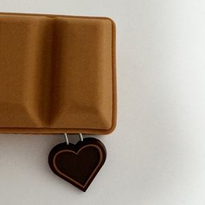 Kotak pensil sekolah silikon kustom kotak coklat desain pensil kantong pena tas - Product Image 4