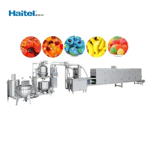 HTL High Speed Fully Auto Gelatin Gummy And Pectin Jelly Candy Bean Depositing Machine Production Line