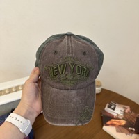 Gorra de Béisbol Deportiva y Moderna con Letras Bordadas de NEW YORK, Unisex, Visera Curva, Letras en Inglés, 100%