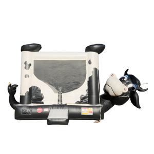 Videur gonflable de ventre de <span class=keywords><strong>vache</strong></span> | Château sautant sur le thème de la ferme pour les enfants | Fête en plein air amusante et divertissement événementiel - Product Image 1