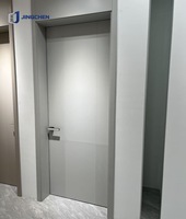 Puerta Exterior de Aluminio para Dormitorio o Escuela, Diseño Minimalista de Lujo, Resistente a la Lluvia, al Óxido y al Ruido, Duradera, Moderna, con Superficie PVD