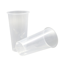 Tasse à boisson transparente en PLA durable en vrac tasse jetable recyclable avec logo personnalisé pour Bar Party Catering