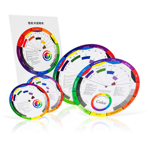 Tattoo Ink Color Wheel Chart Chinesisch und Englisch Tattoo Permanent Makeup Zubehör Micro Pigment Nail Manic ure Art Color Wheel - Product Image 1