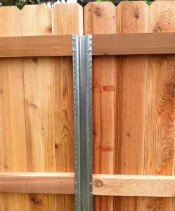 Tiang pagar galvanis tiang jalur baja pagar kayu