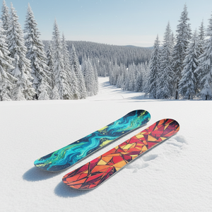 Tavola da Sci in Legno Freestyle Tempus Personalizzata per Donne |   Sci per Adulti per Tutte le Stagioni Disponibili OEM/ODM, Vendita all'Ingrosso - Product Image 3