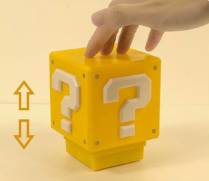 Lampe cube <span class=keywords><strong>Question</strong></span> Mark 3000K blanc chaud, alimentée par batterie, veilleuse d'ambiance de bureau, lampe décorative de chevet - Product Image 3