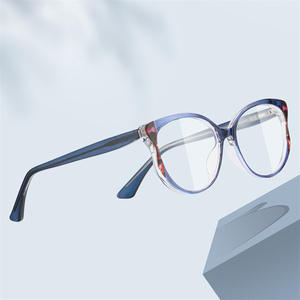 Montures de lunettes ovales pour enfants 23002, verres AC, protection anti-lumière bleue, pont moyen, monture en métal TR90, origine Taizhou - Product Image 2