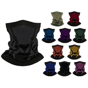 Pelindung telinga dan wajah, tebal dan hangat olahraga jaring mendaki ski tahan angin dan dingin masker bersepeda syal cepat kering - Product Image 1