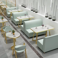 Meubles commerciaux de style moderne Offre Spéciale de haute qualité Café Salle à manger Restaurant Sièges Canapé Booth