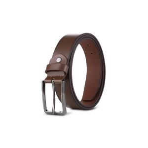 Cinturón de cuero genuino 100% de estilo informal Premium para hombre, accesorio diario de moda con hebilla de aleación duradera, cómodo, de la mejor calidad - Product Image 3