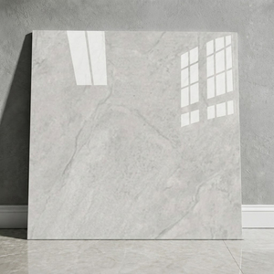 Azulejos de Porcelana para Piso, 60x60cm, Gris Brillante, Cerámica Esmaltada, para <span class=keywords><strong>Suelo</strong></span>, Foshan - Product Image 3