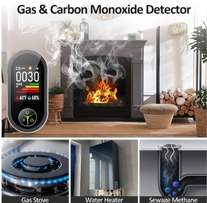 Détecteur de gaz 4-en-1 OEM et détecteur de fuite de gaz combustible, analyseur de gaz, alarme <span class=keywords><strong>monoxyde</strong></span> de carbone avec écran LCD - Product Image 5