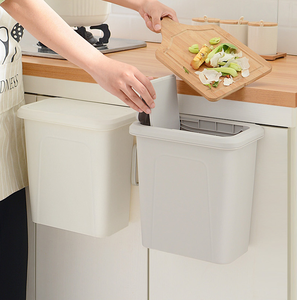 Choice Fun Hot Sale Plastic Garbage Bin Kitchen Trash Can, Wall Mountable Waste Bins