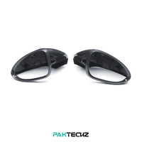 Coque de rétroviseur latéral en fibre de carbone sèche pour Porsche Panamera GTS Turbo S 971 2017-2023