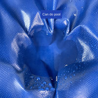 Bâche en polyester haute résistance PVC imperméable et ignifuge, tissu enduit PVC en rouleau