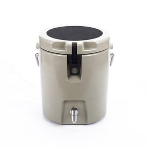 <span class=keywords><strong>Enfriador</strong></span> de Agua Rotomoldeado de Plástico Resistente de 8L con Grifo Redondo y Asa de Acero Inoxidable <span class=keywords><strong>para</strong></span> Exteriores - Product Image 2