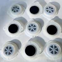 Boutons conducteurs en silicone en gros clés transparentes pour la musique pièces de machines de boxe produits en caoutchouc