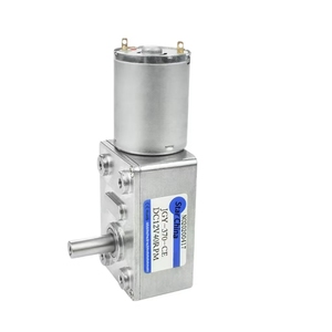 Mô-men xoắn cao nhỏ 6V 12 Volt 24V 10rpm 15rpm 50rpm nam châm vĩnh cửu DC Worm góc bên phải bánh có động cơ cho xe & thuyền - Product Image 6