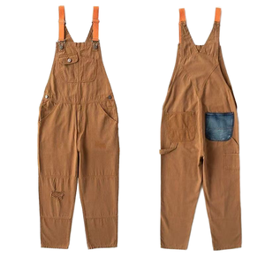 Overol de Trabajo para Jardinero, para Hombre y Mujer, Primavera-Otoño, Holgado, Informal, Antiarrugas, Unisex, con Tirantes - Product Image 1