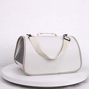 New Pet Travel Bag Foldable Portable Dogs <b>Cats</b> Car-Friendly Breathable Large Capacity Shoulder Hand-Held - Product Image 1