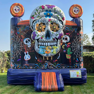 ปราสาทเป่าลมรูปหัวกะโหลกเป่าลมบ้านเด้งเป่าลมสำ<span class=keywords><strong>ห</strong></span>รับเ<span class=keywords><strong>ด</strong></span>็กปาร์ตี้ฮาโลวีนสยองขวัญ - Product Image 4