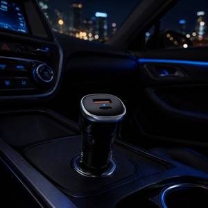 Cargador <span class=keywords><strong>de</strong></span> Coche USB C Doble <span class=keywords><strong>de</strong></span> 12V, 30W PD, <span class=keywords><strong>33W</strong></span> PPS, 18W QC, 51W, Resistente al Fuego, Fabricación Directa <span class=keywords><strong>de</strong></span> Fábrica OEM ODM - Product Image 3