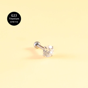 <span class=keywords><strong>Gaby</strong></span> G23 pendientes <span class=keywords><strong>de</strong></span> titanio <span class=keywords><strong>de</strong></span> color Piercing circón hilo interno cartílago oreja hueso joyería - Product Image 6
