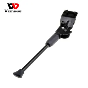 Batı bisiklet bisiklet Kickstand bisiklet çelik ayak Brace bisiklet yan standı durdurma araçları bisiklet yan sopa ayarlanabilir bisiklet Kickstand