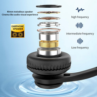 Casque filaire pour centre d'appels avec contrôle intégré USB, écouteurs de bureau IPX4, personnalisable OEM, vente en gros directe usine