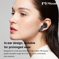 Écouteurs de jeu intra-auriculaires Miccell en gros, Bluetooth 5.4, faible latence, sans fil, suppression du bruit, TWS, pour le gaming