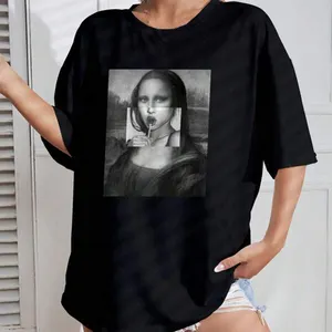 Thick T-shirt Oversize Casual Basic Street Wear Custom T Shirt Printing Graphic Baggy High Quality Cotton For Women Long Knitted