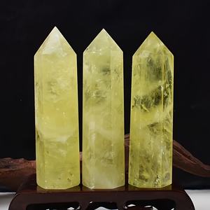 หินคริสตัลทรงหอคอยซิทรินโอปาไลต์ขัดเงาสไตล์โบฮีเมียนขายส่ง สำหรับตกแต่งบ้านอย่างมีเอกลักษณ์และเป็นของขวัญวันหยุด - Product Image 1