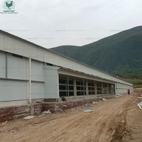 Nave Avícola Prefabricada de Estructura de Acero Comercial con Sistema de Control Climático Automático