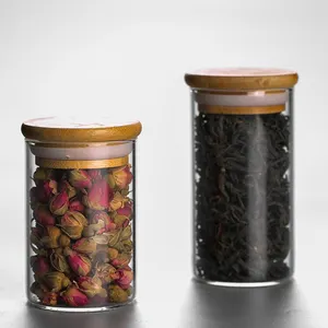 plastic bus koffie Suppliers-Flessen Voedsel Opslag Container Bus Verzegelde Tank Clear Plastic Opslag Jar Voedsel Container Voor Thee Spice Koffie En Meer