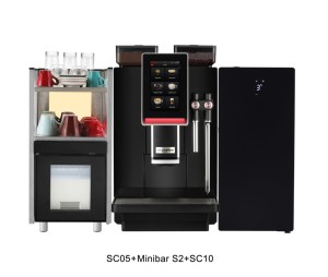 เครื่องชงกาแฟอัตโนมัติ Dr.coffee Minibar US สำหรับธุรกิจ พร้อมก้านบดผงกาแฟ 110V - Product Image 2