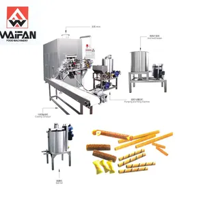 High capacity automatic egg roll wafer stick machine;industrial wafer rolls machines