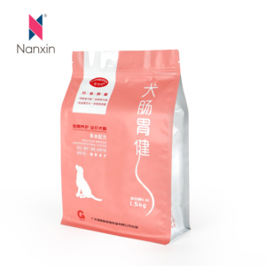 Sachet Doypack Personnalisé en Papier Kraft Brun, Anti-humidité, avec Fermeture Zip PET/PE, pour Emballage d'Aliments et Friandises pour Chiens, Chats et Animaux Domestiques - Product Image 1