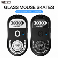 SIKAI Kaca Pelindung Mouse Tahan Lama untuk Logitech G PRO X SUPERLIGHT 2 (GPX2) Pengganti Kaki Mouse Anti Gesekan Halus untuk Gaming FPS