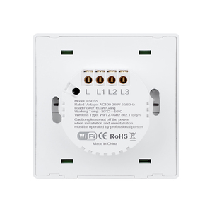 Bingoelec nuetral ו חיים חוט מכני מתג <span class=keywords><strong>3</strong></span> כנופיה 1 דרך wifi zigbee מתג חכם - Product Image 6