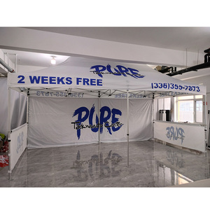 धूप प्रचार 600d तह पॉप अप एल्यूमीनियम 10x10 फीट कस्टम मुद्रित आउटडोर कैनोपी के लिए व्यापार शो तम्बू के लिए - Product Image 5