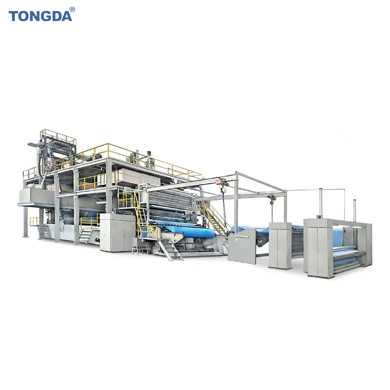 TONGDA TD-SM 1600S spun-bond non-woven fabricg equipment machine PP spunbond non-woven fabric making cloth production line