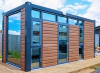 Maison de bureau préfabriquée moderne et peu encombrante Ray-Zen avec rangement en acier détachable pour les bureaux et les hôtels
