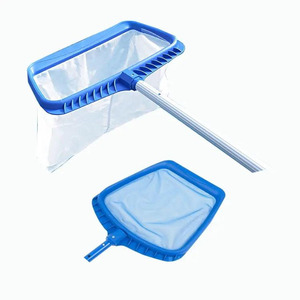 Herramienta de limpieza de piscinas de tamaño pequeño-mediano, rastrillo de hojas de plástico de mano, red para piscinas, fácil de usar, lavadoras a presión para el hogar - Product Image 1