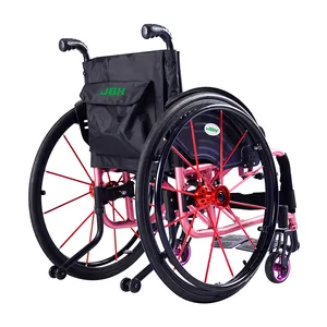 Jbh Ouderenzorg Producten 5 Kleuren Vouwen Aluminium Rolstoel Cerebrale Parese Rolstoelen Voor Gehandicapten Handleiding